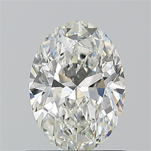 Picture of Natural Diamond 0.90 Carats, Oval with  Cut, H Color, VVS2 Clarity and Certified by GIA