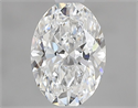 Diamante Natural 0.86 quilates, Ovalado , Color F, claridad VVS2 y certificado GIA