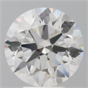 Lab Grown Diamond 5.03 Carats, Round with Ideal Cut, E Color, VVS2 Clarity and Certified by IGI