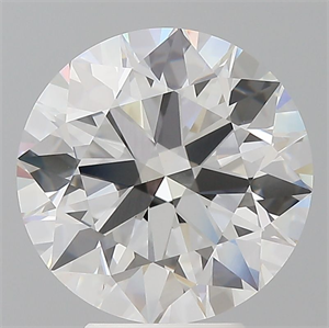 Picture of Lab Grown Diamond 5.03 Carats, Round with Ideal Cut, E Color, VVS2 Clarity and Certified by IGI
