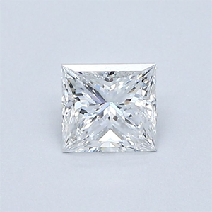 Foto Diamante Natural 0.43 quilates, Princesa , Color E, claridad VS1 y certificado GIA de