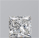 Diamante Natural 1.76 quilates, Princesa , Color F, claridad VS2 y certificado GIA