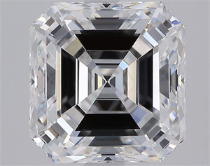 Foto Diamante Natural 2.01 quilates, Asscher , Color E, claridad VS1 y certificado GIA de
