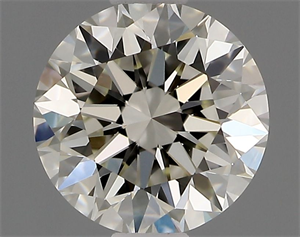 Picture of Natural Diamond 0.90 Carats, Round with Excellent Cut, I Color, IF Clarity and Certified by IGI