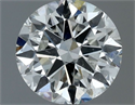 Natural Diamond 0.80 Carats, Round with Very Good Cut, F Color, SI2 Clarity and Certified by IGI
