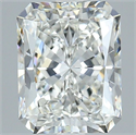 Natural Diamond 4.04 Carats, Radiant with  Cut, H Color, VS2 Clarity and Certified by GIA