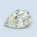 Diamante Natural 0.90 quilates, De pera , Color M, claridad I1 y certificado GIA