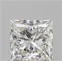 Diamante Natural 0.80 quilates, Princesa , Color J, claridad IF y certificado GIA