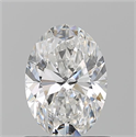 Natural Diamond 0.90 Carats, Oval with  Cut, E Color, VS2 Clarity and Certified by GIA