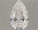 Natural Diamond 2.01 Carats, Pear with  Cut, F Color, VVS1 Clarity and Certified by GIA