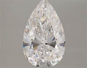 Picture of Natural Diamond 2.01 Carats, Pear with  Cut, F Color, VVS1 Clarity and Certified by GIA