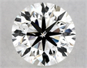 Natural Diamond 0.89 Carats, Round with Very Good Cut, G Color, SI1 Clarity and Certified by GIA