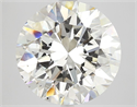 Natural Diamond 5.01 Carats, Round with Very Good Cut, I Color, SI2 Clarity and Certified by GIA