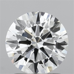 Picture of Lab Grown Diamond 1.50 Carats, Round with Excellent Cut, E Color, VS2 Clarity and Certified by IGI