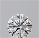 Natural Diamond 0.77 Carats, Round with Excellent Cut, H Color, VVS2 Clarity and Certified by GIA
