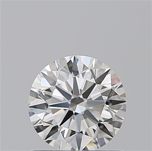 Picture of Natural Diamond 0.77 Carats, Round with Excellent Cut, H Color, VVS2 Clarity and Certified by GIA