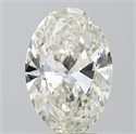 Natural Diamond 3.01 Carats, Oval with  Cut, I Color, SI1 Clarity and Certified by IGI