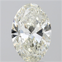 Natural Diamond 3.01 Carats, Oval with  Cut, I Color, SI1 Clarity and Certified by IGI