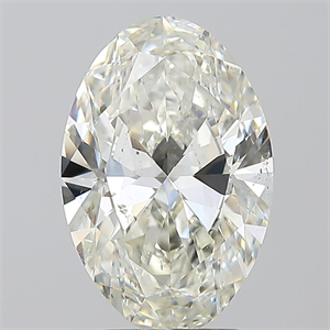 Picture of Natural Diamond 3.01 Carats, Oval with  Cut, I Color, SI1 Clarity and Certified by IGI