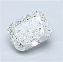 Natural Diamond 3.50 Carats, Cushion with  Cut, H Color, SI2 Clarity and Certified by GIA