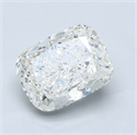 Natural Diamond 3.50 Carats, Cushion with  Cut, H Color, SI2 Clarity and Certified by GIA