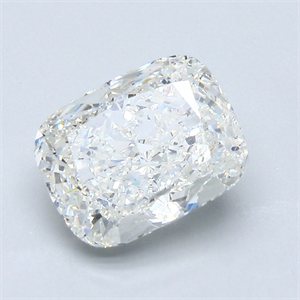 Picture of Natural Diamond 3.50 Carats, Cushion with  Cut, H Color, SI2 Clarity and Certified by GIA