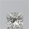 Diamante Natural 1.09 quilates, Princesa , Color J, claridad VVS2 y certificado GIA