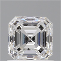 Diamante Natural 1.07 quilates, Asscher , Color F, claridad VS2 y certificado GIA