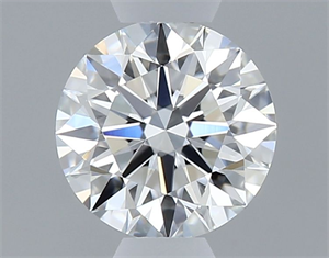 Foto Diamante Natural 0.42 quilates, Redondo , Color E, claridad IF y certificado GIA de