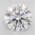 Lab Grown Diamond 3.17 Carats, Round with Ideal Cut, D Color, IF Clarity and Certified by IGI