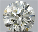 Natural Diamond 1.00 Carats, Round with Excellent Cut, K Color, VVS2 Clarity and Certified by IGI