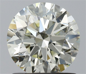 Picture of Natural Diamond 1.00 Carats, Round with Excellent Cut, K Color, VVS2 Clarity and Certified by IGI