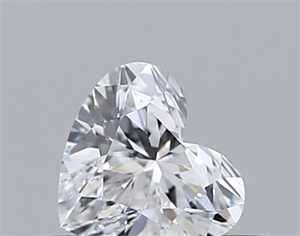 Picture of Natural Diamond 0.35 Carats, Heart with  Cut, E Color, VS1 Clarity and Certified by GIA