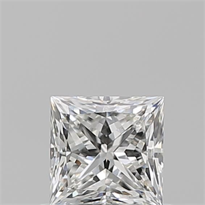 Picture of Natural Diamond 0.63 Carats, Princess with  Cut, G Color, VVS1 Clarity and Certified by GIA