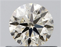 Natural Diamond 0.50 Carats, Round with Very Good Cut, J Color, VVS2 Clarity and Certified by IGI