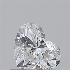 Picture of Natural Diamond 0.50 Carats, Heart with  Cut, E Color, SI1 Clarity and Certified by GIA