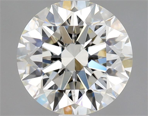 Picture of Natural Diamond 1.00 Carats, Round with Excellent Cut, I Color, SI1 Clarity and Certified by GIA