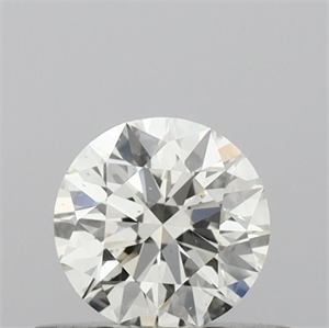 Picture of Natural Diamond 0.40 Carats, Round with Excellent Cut, I Color, SI1 Clarity and Certified by IGI