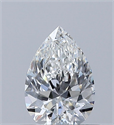 Natural Diamond 0.50 Carats, Pear with  Cut, G Color, SI2 Clarity and Certified by GIA