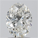 Natural Diamond 1.20 Carats, Oval with  Cut, G Color, SI2 Clarity and Certified by GIA