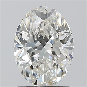 Picture of Natural Diamond 1.20 Carats, Oval with  Cut, G Color, SI2 Clarity and Certified by GIA