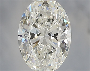 Picture of Natural Diamond 0.90 Carats, Oval with  Cut, G Color, VVS2 Clarity and Certified by IGI