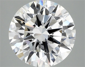 Picture of Lab Grown Diamond 5.08 Carats, Round with Ideal Cut, E Color, VS1 Clarity and Certified by IGI
