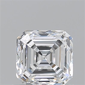 Picture of Natural Diamond 1.01 Carats, Asscher with  Cut, D Color, VVS1 Clarity and Certified by GIA