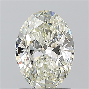 Picture of Natural Diamond 1.01 Carats, Oval with  Cut, I Color, VVS1 Clarity and Certified by IGI