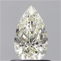 Natural Diamond 0.62 Carats, Pear with  Cut, J Color, VS2 Clarity and Certified by GIA