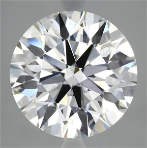 Picture of Lab Grown Diamond 4.88 Carats, Round with Ideal Cut, D Color, VVS2 Clarity and Certified by IGI