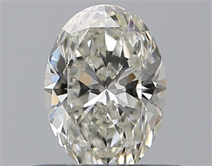 Foto Diamante Natural 0.41 quilates, Ovalado , Color I, claridad VS2 y certificado GIA de