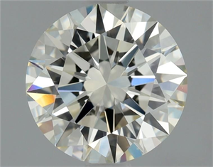 Picture of Natural Diamond 1.01 Carats, Round with Excellent Cut, K Color, VVS2 Clarity and Certified by GIA