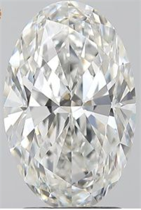 Foto Diamante Natural 2.50 quilates, Ovalado , Color G, claridad SI1 y certificado GIA de